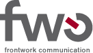 Logo frontwork communication ag